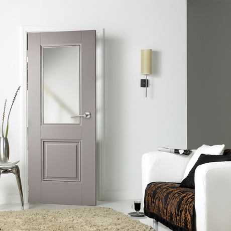 Grey Arnhem Glazed 1L LifeStyle - Silk Grey - 1981 x 686 (27") x 35mm
