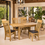 Hampshire Draw Leaf Table 900mm - 1600mm - Image 6