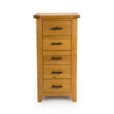 Hampshire 5 Drawer Slim Chest - Image 2