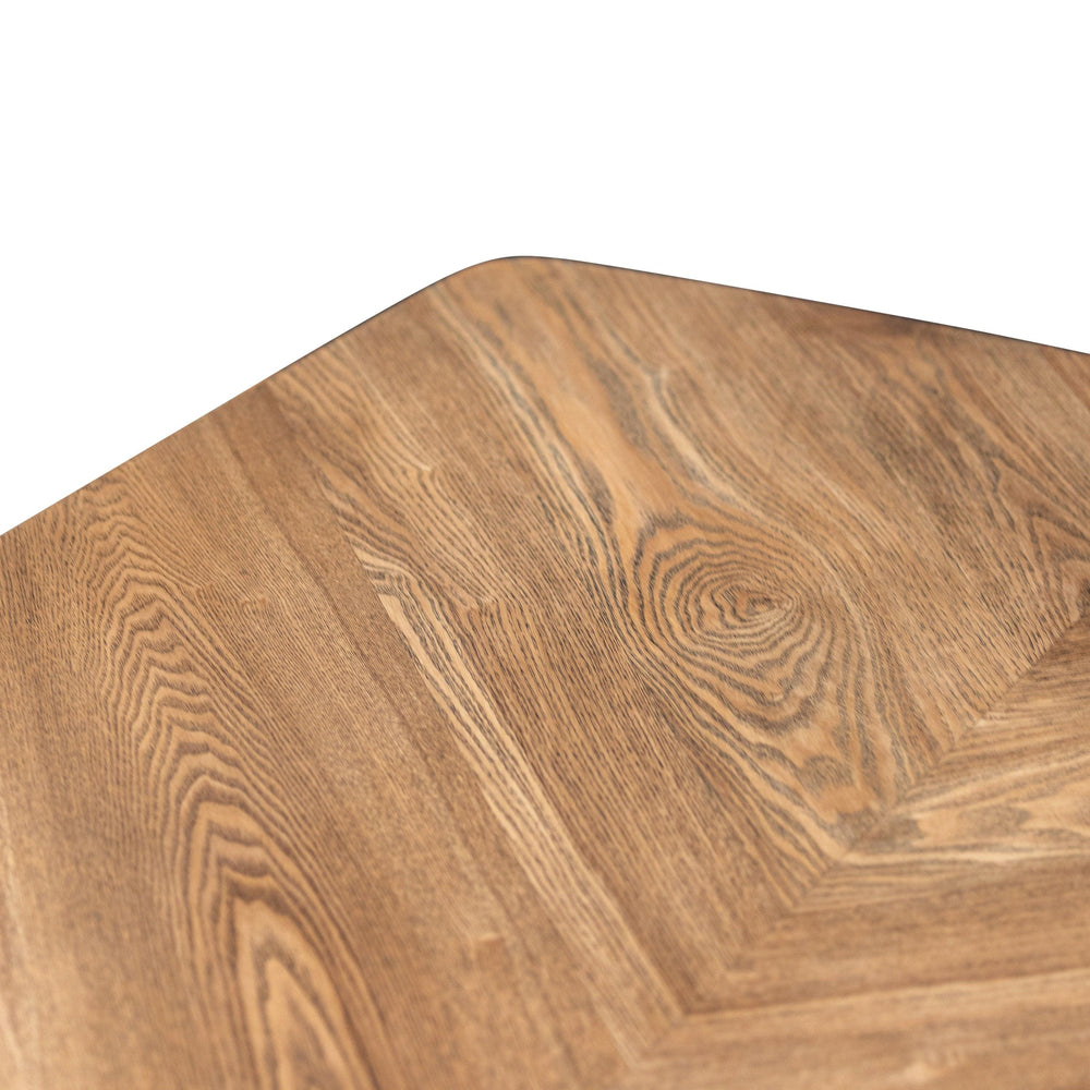 Elegant 1.6m Medium Oak Veneer Dining Table for Stylish Dining Rooms