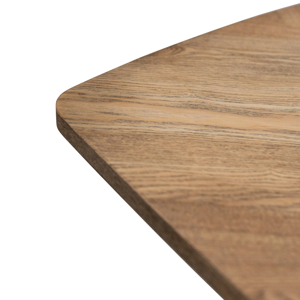 Elegant 1.6m Medium Oak Veneer Dining Table for Stylish Dining Rooms