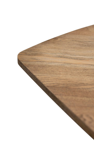 Elegant 1.6m Medium Oak Veneer Dining Table for Stylish Dining Rooms