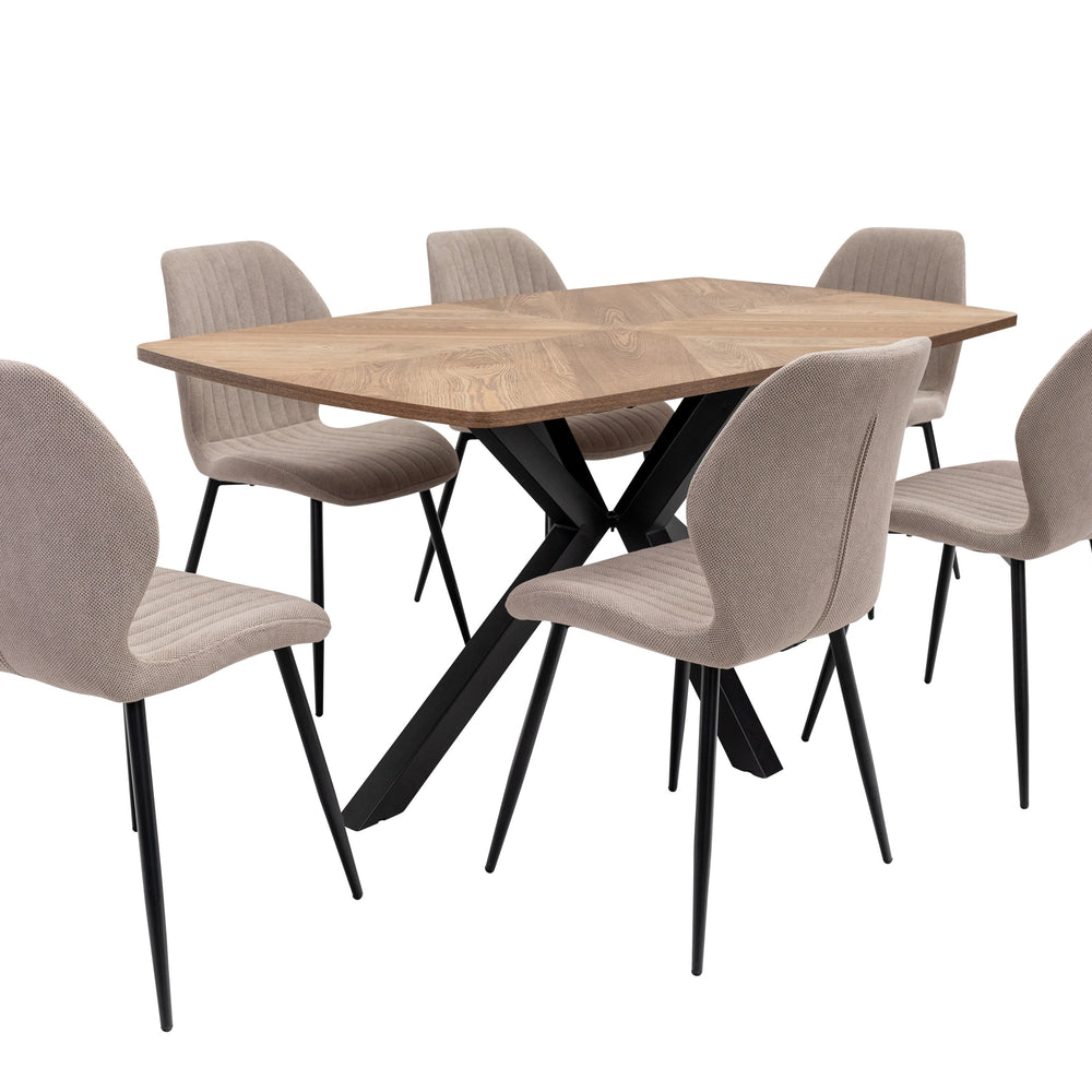 Stylish Stone Fabric Dining Chair for Modern Dining Spaces