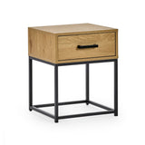 Harlow 1 Drawer Bedside - Oak - HAR501