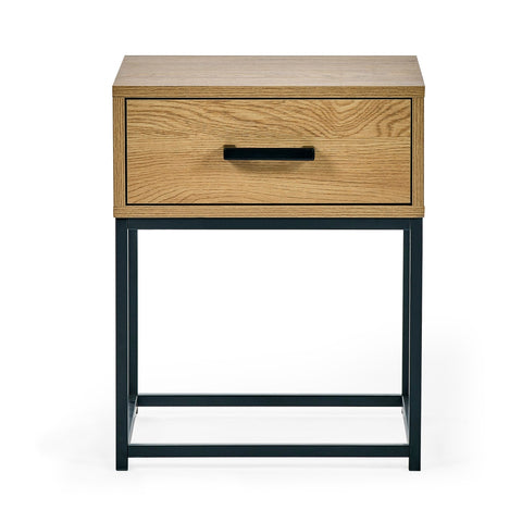 Harlow 1 Drawer Bedside - Oak - HAR501