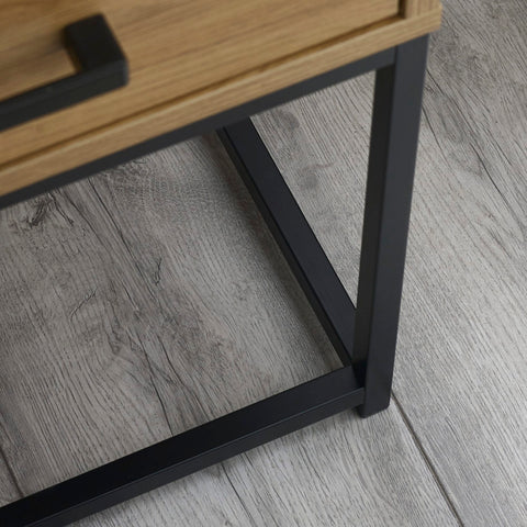 Harlow 1 Drawer Bedside - Oak - HAR501