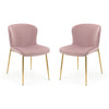 Harper Dining Chair (Set of 2) - Pink - HAR803