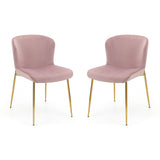 Harper Dining Chair (Set of 2) - Pink - HAR803