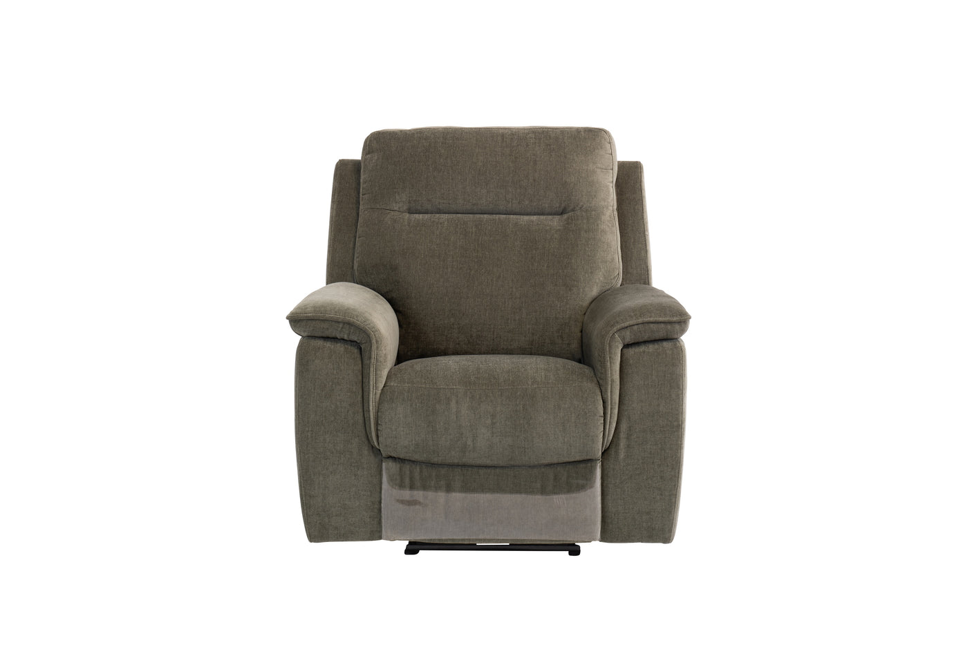 Moss Green Electric Recliner Armchair  Plush Fabric Comfort