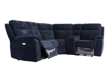 Havana Fabric Modular Electric Recliner Corner Sofa