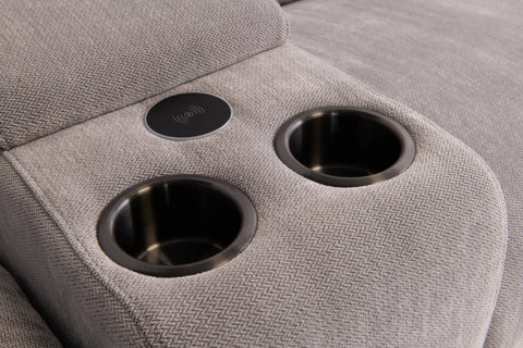 Havana Fabric Modular Electric Recliner Corner Sofa