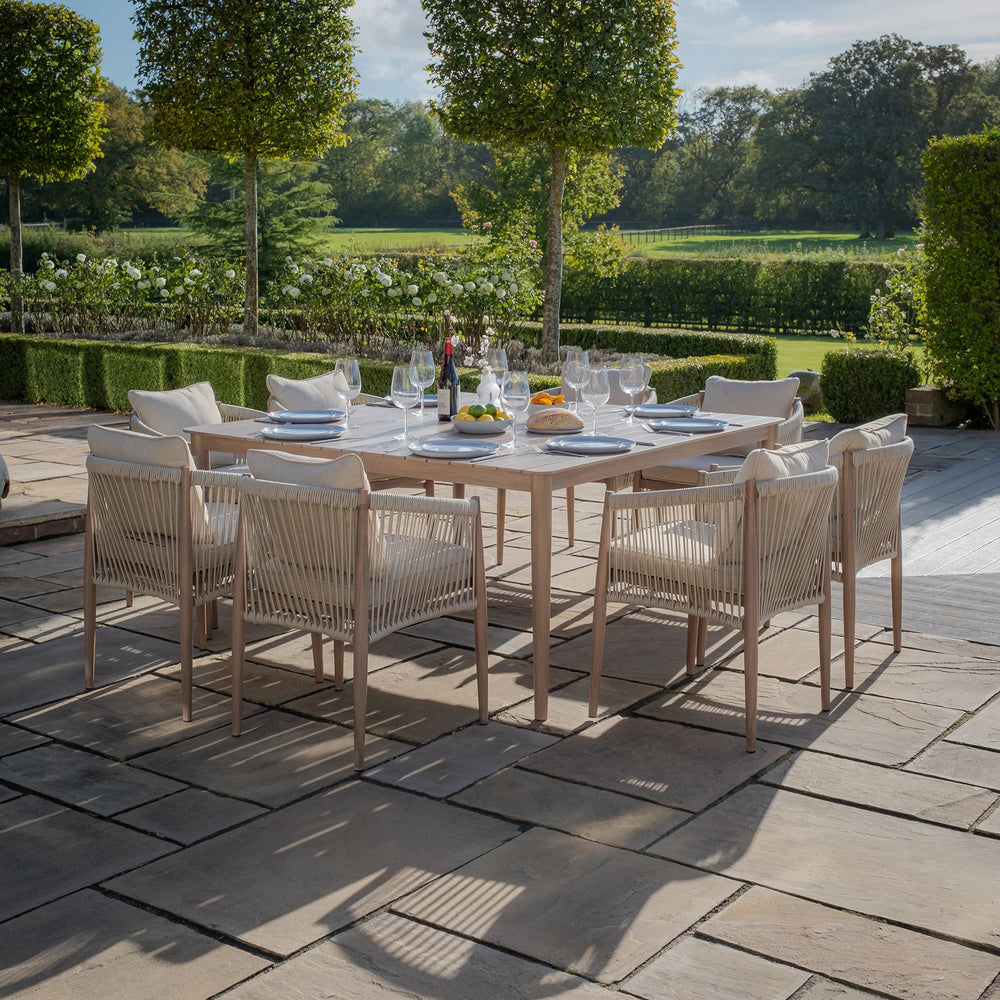 Havana 8 Seat Square Dining Set