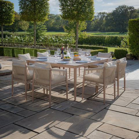 Havana 8 Seat Square Dining Set