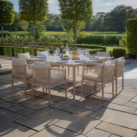 Havana 8 Seat Square Dining Set