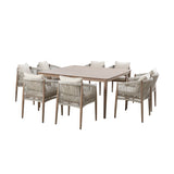 Havana 8 Seat Square Dining Set