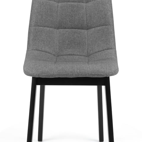 Hayden Panelled Dining Chairs (Set of 4) - Grey - HAY303