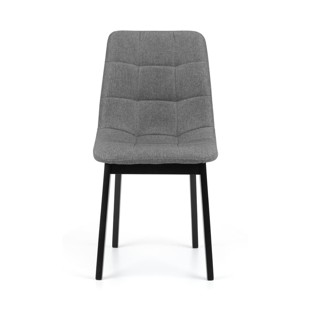 Hayden Panelled Dining Chairs (Set of 4) - Grey - HAY303