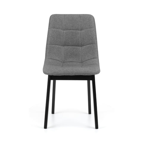 Hayden Panelled Dining Chairs (Set of 4) - Grey - HAY303