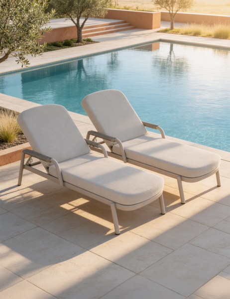 Image of HAZE Cloud Sunlounger Pack of 2