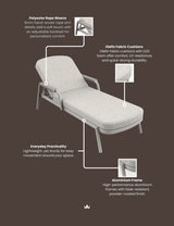 Image of HAZE Cloud Sunlounger Pack of 2