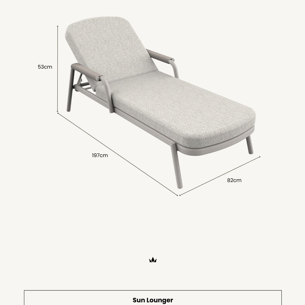 Image of HAZE Cloud Sunlounger Pack of 2