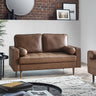 Henley 2 Seater Sofa With Bolsters - Brown - HEN301