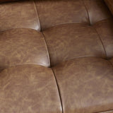 Henley 3 Seater Sofa With Bolsters - Brown - HEN302