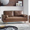 Henley 3 Seater Sofa With Bolsters - Brown - HEN302