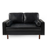 Henley 2 Seater Sofa With Bolsters - Brown - HEN301