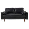 Henley 3 Seater Sofa With Bolsters - Brown - HEN302