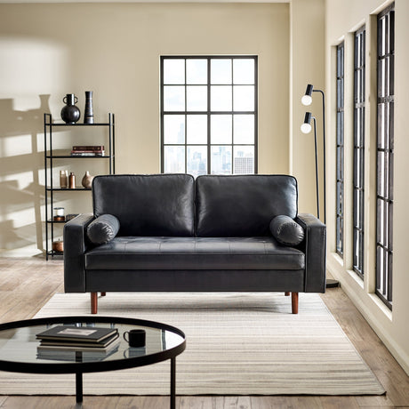 Henley 3 Seater Sofa With Bolsters - Brown - HEN302