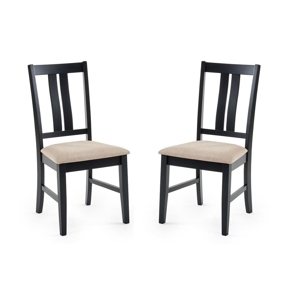 Hilton Dining Chair (Set of 2) - Black - HIL102