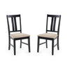 Hilton Dining Chair (Set of 2) - Black - HIL102