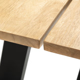 Hockley Table - Light Brown and Black - HOC001