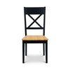 Hockley Dining Chair (Set of 2) - Light Brown and Black - HOC101