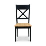 Hockley Dining Chair (Set of 2) - Light Brown and Black - HOC101
