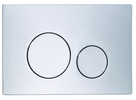 Realm Wall Hung Pan Inc Seatwith HorizonCircles Flush Plate & Horizon 1.17m Wall Hung Frame