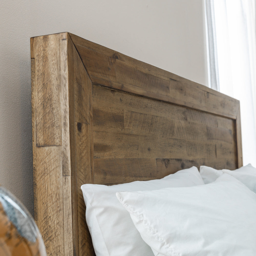 Hoxton Bed - Dark Brown / Double - HOX001