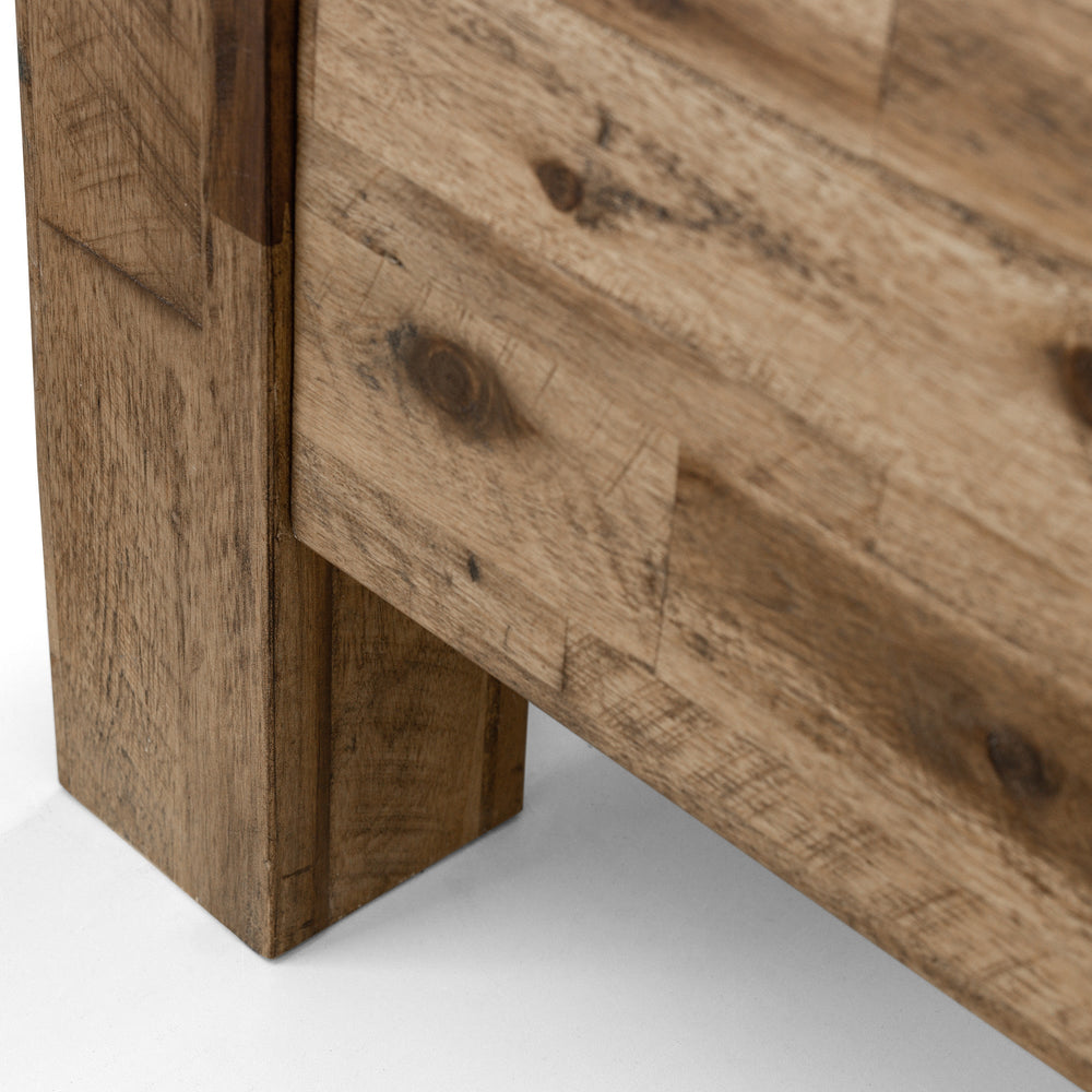 Hoxton Bed - Dark Brown / Double - HOX001