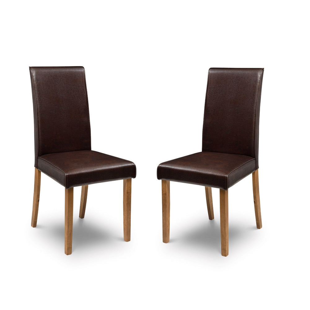 Hudson Dining Chair (Set of 2) - Brown - HUD005