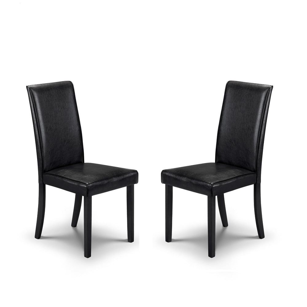 Hudson Dining Chair (Set of 2) - Black - HUD003