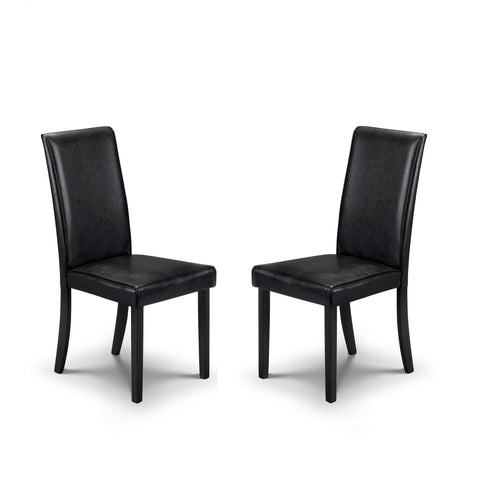 Hudson Dining Chair (Set of 2) - Black - HUD003