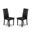 Hudson Dining Chair (Set of 2) - Black - HUD003