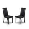 Hudson Dining Chair (Set of 2) - Black - HUD003