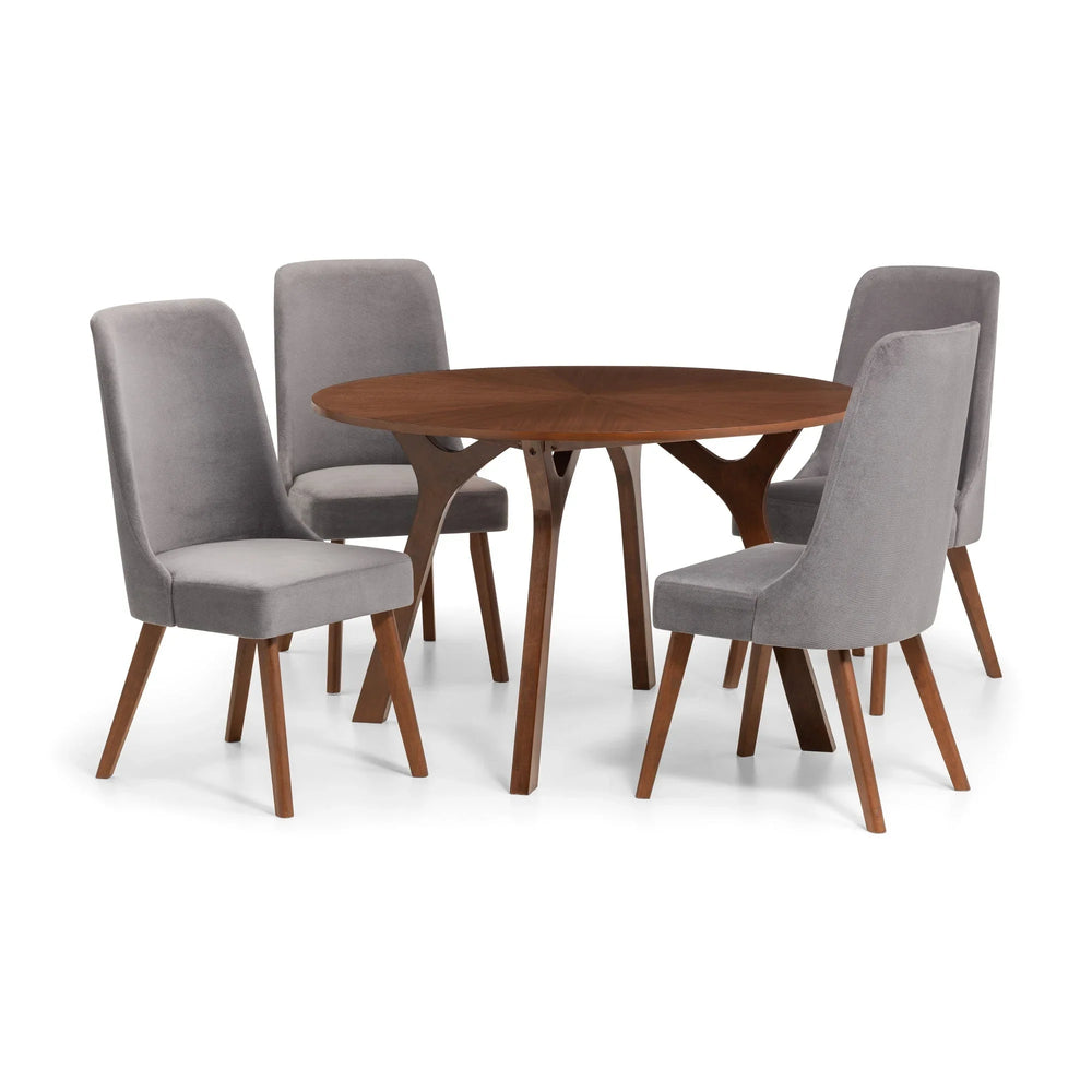 Huxley Round Table - Dark Brown - HUX001
