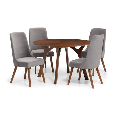 Huxley Round Table - Dark Brown - HUX001