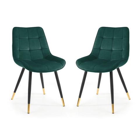 Hadid Dining Chair (Set of 2) - Green - HAD004
