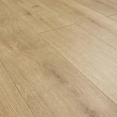 Light oak wood flooring planks with natural grain texture and matte finish