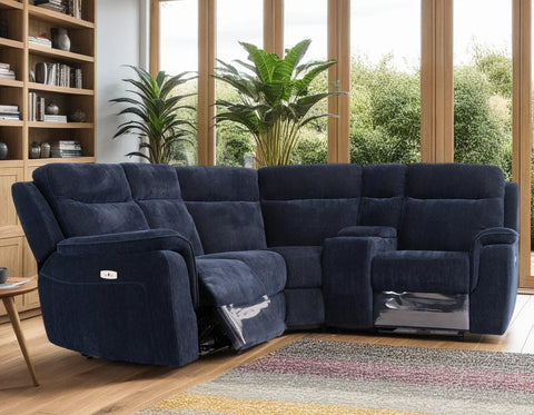 Havana Fabric Modular Electric Recliner Corner Sofa