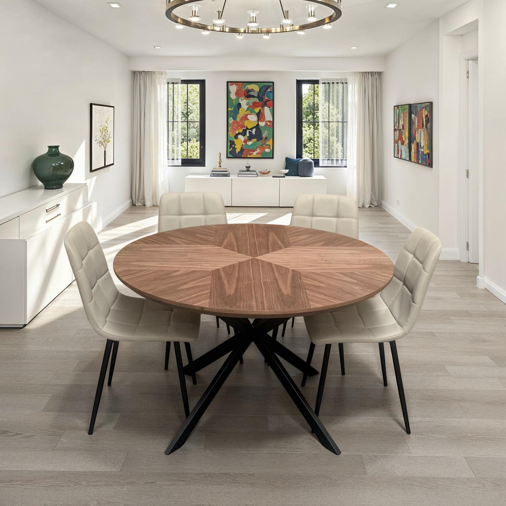 Hendrik 1.2 Metre Round Table Walnut